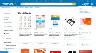 
                            13. Micro SIM Cards - Walmart.com