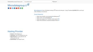 
                            8. Microdatagroup.it Error Analysis (By Tools) - WebsiteSuccessTools.com