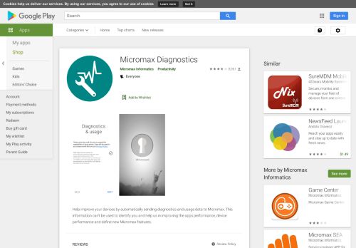 
                            8. Micromax Diagnostics - Apps on Google Play