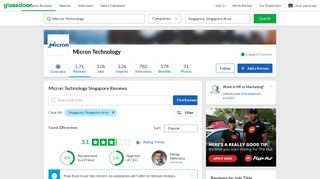 
                            12. Micron Technology Reviews in Singapore, Singapore | Glassdoor