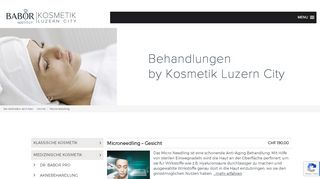 
                            8. Microneedling Archive - BABOR Excellence Institut - Kosmetik Luzern ...