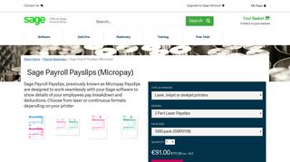 
                            4. Micropay Payslips | Payroll Stationery | Sage Ireland Store