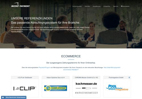 
                            12. micropayment AG Referenzen - Kunden