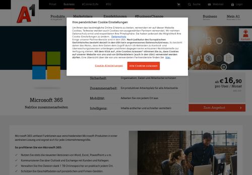 
                            13. Microsoft 365 - Marketplace Österreich | A1.net