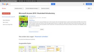 
                            10. Microsoft Access 2010: Illustrated Introductory