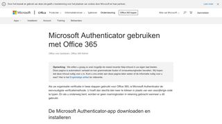 
                            8. Microsoft Authenticator gebruiken met Office 365 - Office 365
