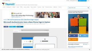 
                            13. Microsoft Authenticator Gets a New Phone Sign-In Option - Thurrott ...