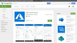 
                            9. Microsoft Azure – Apps bei Google Play