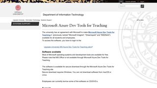 
                            12. Microsoft Azure Dev Tools for Teaching - Department of Information ...