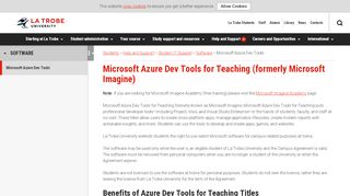 
                            11. Microsoft Azure Dev Tools for Teaching Software (Formally Microsoft ...