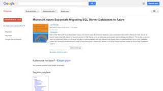 
                            12. Microsoft Azure Essentials Migrating SQL Server Databases to Azure