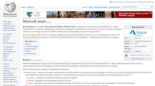 
                            10. Microsoft Azure – Wikipedia, wolna encyklopedia