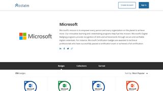 
                            8. Microsoft - Badges - Acclaim