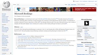 
                            7. Microsoft Bookings - Wikipedia