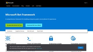 
                            13. Microsoft Bot Framework