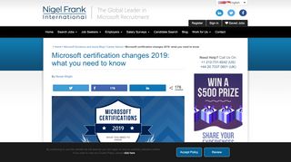 
                            13. Microsoft certification changes: what you need to know