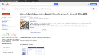 
                            12. Microsoft Certified Application Specialist Exam Reference for ...