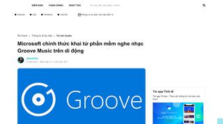 
                            13. Microsoft chính thức khai tử phần mềm nghe nhạc Groove Music trên ...