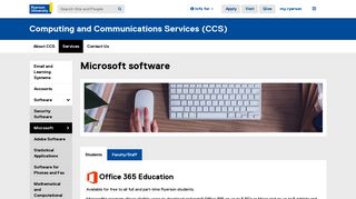 
                            11. Microsoft - Computing and Communications Services - Ryerson ...