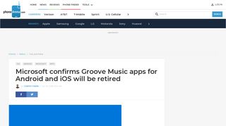 
                            13. Microsoft confirms Groove Music apps for Android and ... - PhoneArena