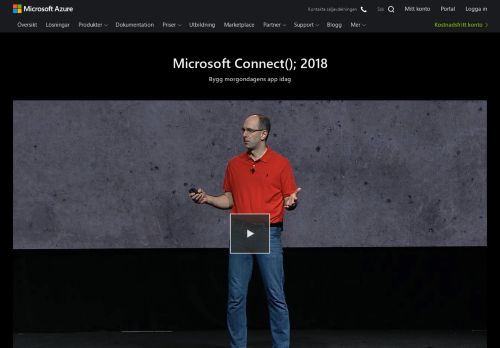 
                            2. Microsoft Connect 2018-konferensen | Microsoft Azure