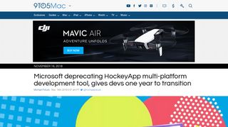 
                            12. Microsoft deprecating HockeyApp multi-platform development tool ...