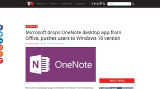 
                            8. Microsoft drops OneNote desktop app from Office, pushes users to ...