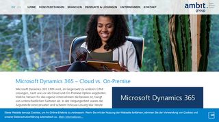 
                            7. Microsoft Dynamics 365 - Vergleich onPremise und Cloud - Ambit Group