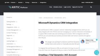 
                            12. Microsoft Dynamics CRM Integration - Aritic PinPoint Docs