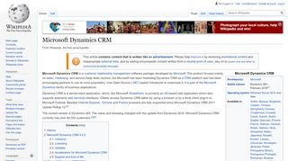 
                            6. Microsoft Dynamics CRM - Wikipedia
