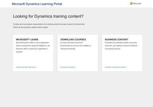 
                            10. Microsoft Dynamics Learning Portal - FAQ