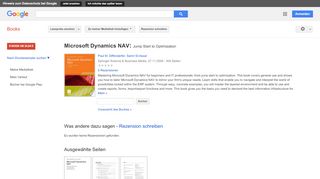 
                            7. Microsoft Dynamics NAV: Jump Start to Optimization