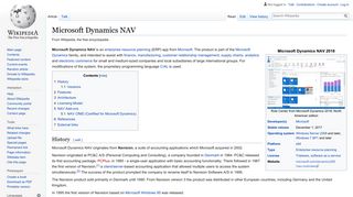 
                            12. Microsoft Dynamics NAV - Wikipedia
