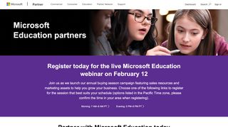 
                            2. Microsoft Education partners