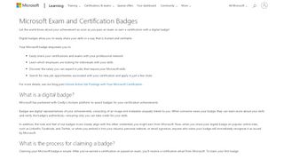 
                            4. Microsoft Exams and Certification badges | Microsoft Learning