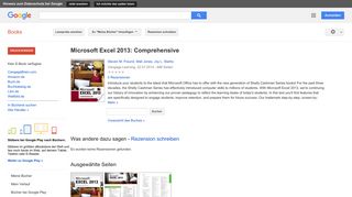 
                            12. Microsoft Excel 2013: Comprehensive