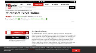 
                            11. Microsoft Excel Online - Download - COMPUTER BILD