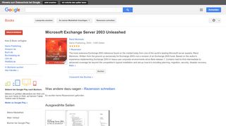
                            7. Microsoft Exchange Server 2003 Unleashed
