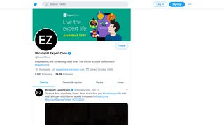 
                            4. Microsoft ExpertZone (@ExpertZone) | Twitter