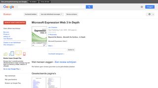 
                            6. Microsoft Expression Web 3 In Depth