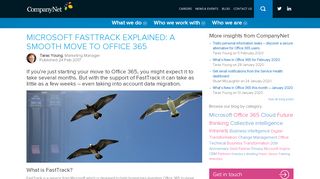 
                            8. Microsoft FastTrack explained: A smooth move to Office 365 ...