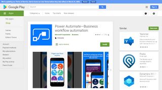 
                            3. Microsoft Flow—Business workflow automation – Apps bei Google Play