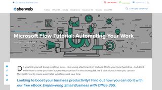 
                            6. Microsoft Flow Tutorial: Automating Your Work | SherWeb