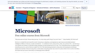 
                            9. Microsoft - Free Courses from Microsoft | edX