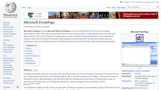 
                            7. Microsoft FrontPage - Wikipedia