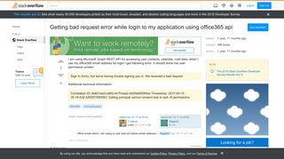 
                            10. microsoft graph - Getting bad request error while login to my ...