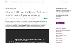 
                            6. Microsoft HR uses the Power Platform to transform employee ...
