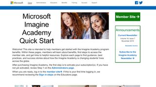 
                            7. Microsoft Imagine Academy; Getting Started