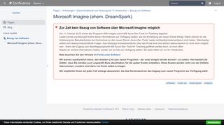 
                            9. Microsoft Imagine (ehem. DreamSpark) - RZWiki - Confluence