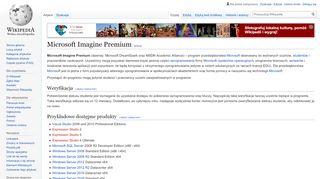 
                            10. Microsoft Imagine Premium – Wikipedia, wolna encyklopedia